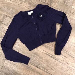 Girl’s Childrens Place Cropped Cardigan